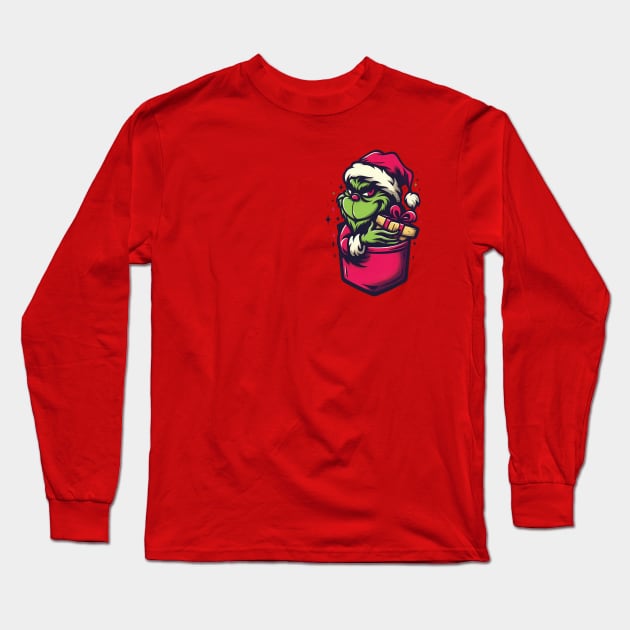 Grinchmas Long Sleeve T-Shirt by Trendsdk